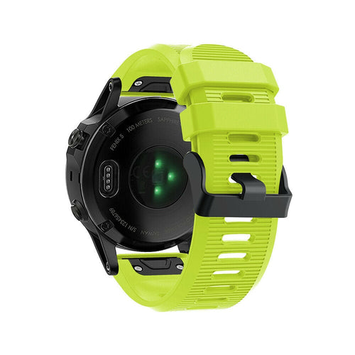 Bracelet silicone Garmin Descent MK2(i) (vert clair)