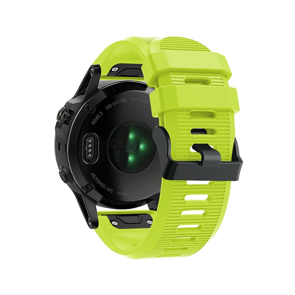 Bracelet silicone Garmin Descent MK3i - 51mm (vert clair)