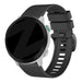 Bandz Bracelet silicone avec boucle Garmin Descent G 2 (noir)
