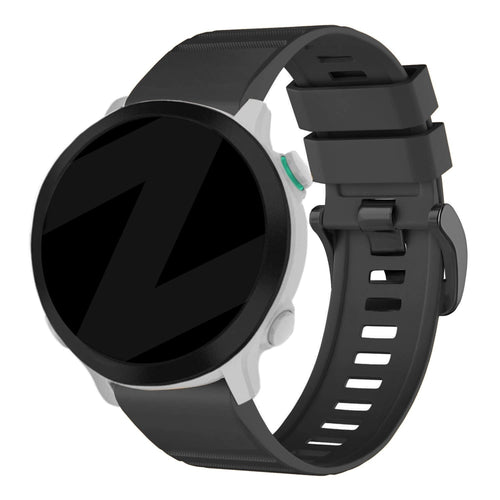 Bandz Bracelet silicone boucle Garmin Tactix 8 - 47mm (noir)