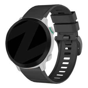 Bandz Bracelet silicone à boucle Garmin Forerunner 970 (noir)