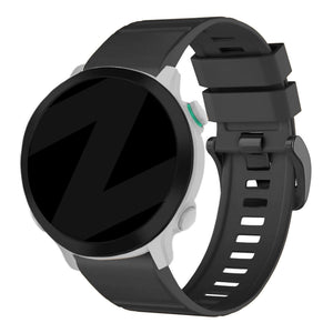 Bandz Garmin Forerunner 945 Buckled Silicone Strap (Black)