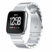Bracelet acier Fitbit Versa/Versa 2 (argent)