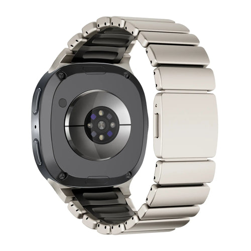 Bandz Bracelet titane 'Hybrid' Samsung Galaxy Watch 8 Classic (titane/noir)