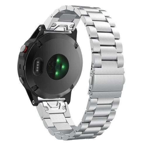 Bracelet acier Garmin Approach S70 - 47mm (argent)