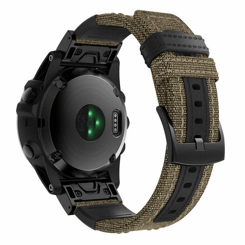 Bracelet nylon hybride Garmin Forerunner 970 (beige)
