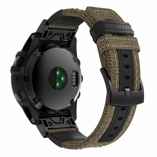 Bracelet nylon hybride Garmin Forerunner 945 (beige)
