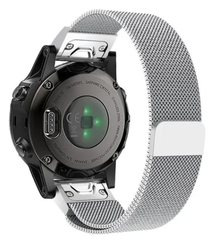 Garmin D2 Delta S Milanese Strap (Silver)