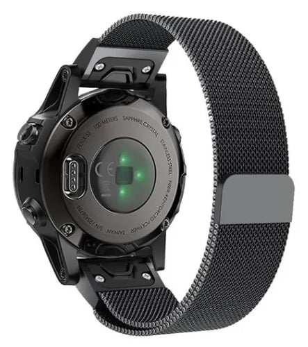 Bracelet milanais Garmin Approach S70 - 42mm (noir)
