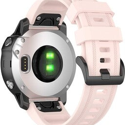 Bracelet silicone Garmin Instinct E - 40mm (rose clair)