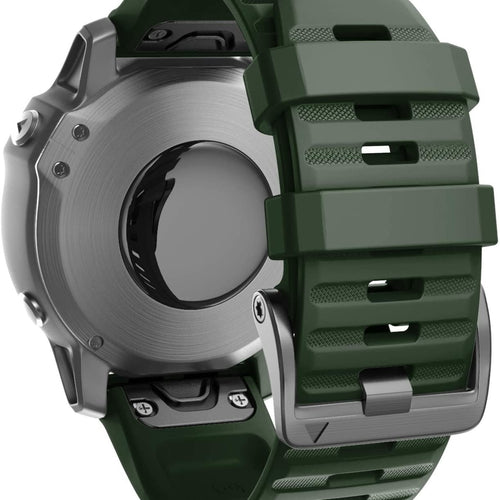 garmin-fenix-5x-6x-siliconen-bandje-donkergroen-2