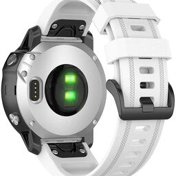 Garmin Instinct E - 40mm Silicone Strap (White)