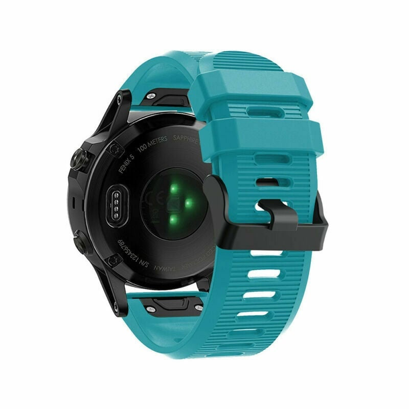 Bracelet silicone Garmin Quatix 8 - 51mm (bleu clair)