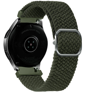 Bracelet montre nylon tissé 22mm - universal (vert)