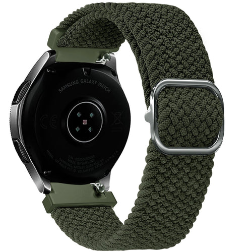 Bracelet montre nylon tissé 22mm - universal (vert)