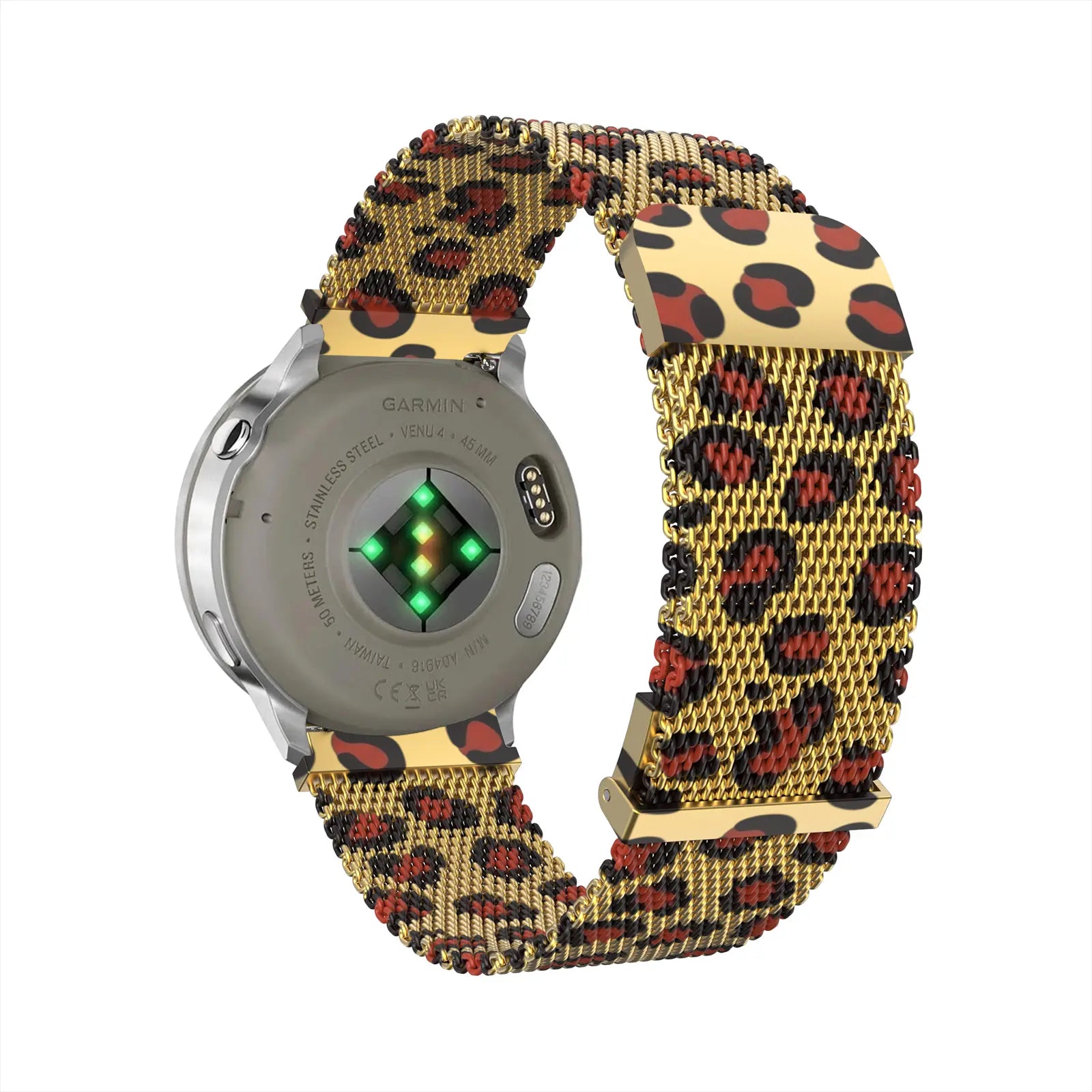 Garmin Vivomove 3 Milanese Strap (Gold Leopard)