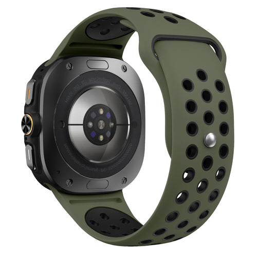 Bracelet sport Samsung Galaxy Watch Ultra 2 (vert militaire/multicolore)
