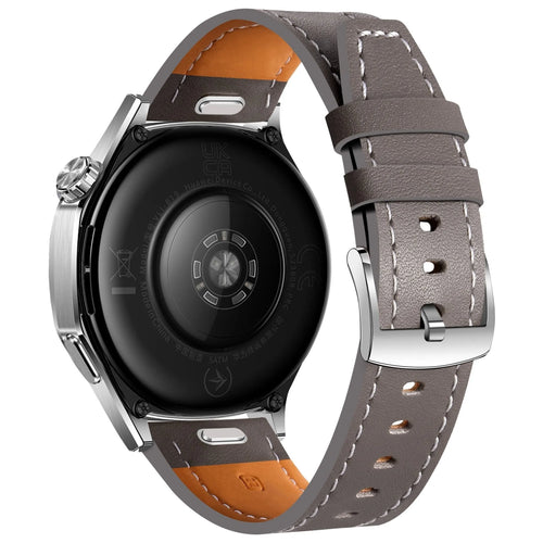 Suunto Run 'One Push' Leather Strap (Grey)