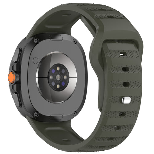 Bracelet silicone outdoor Samsung Galaxy Watch 8 - 44mm (vert foncé)