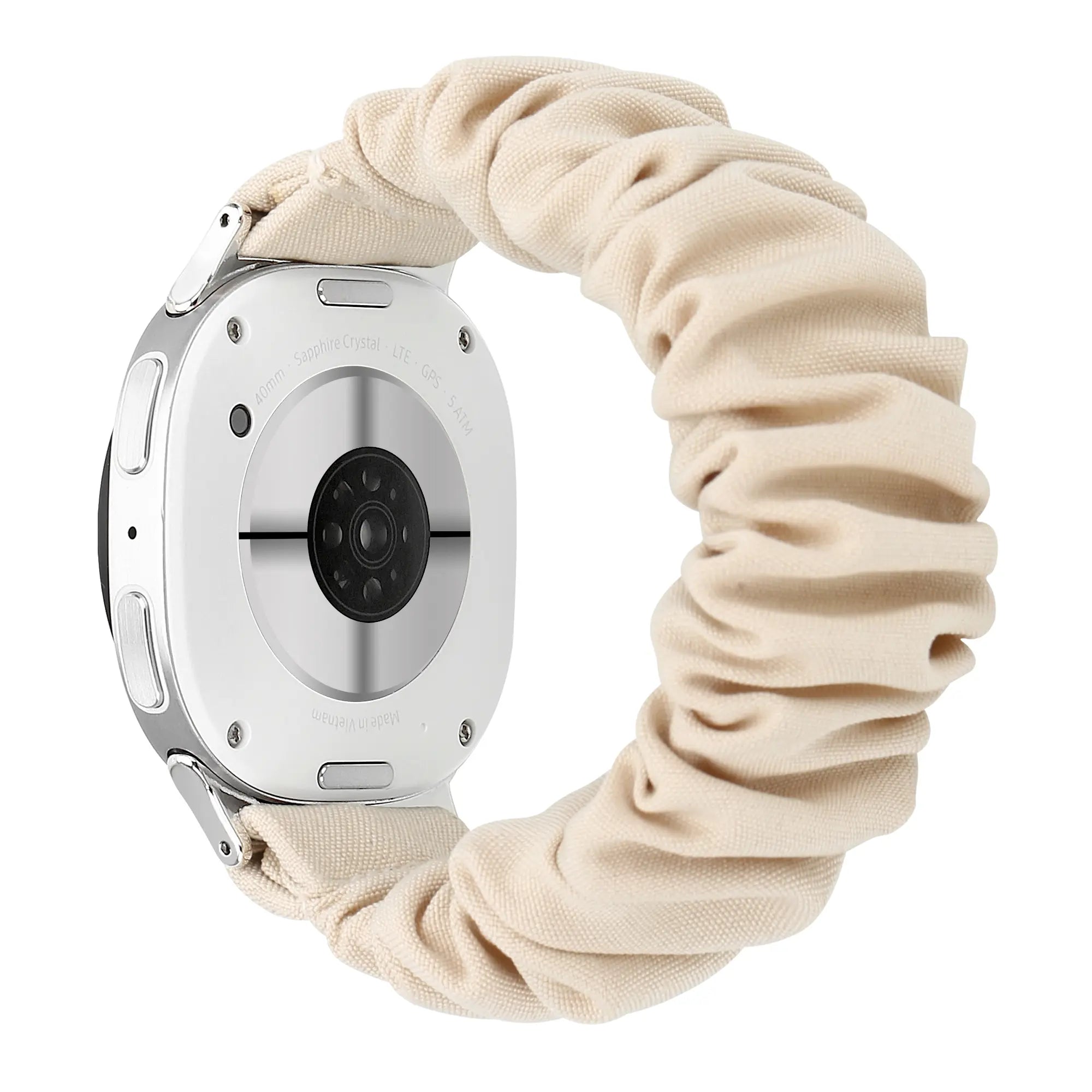 Bracelet élastique Samsung Galaxy Watch 8 - 40mm (lumière stellaire)