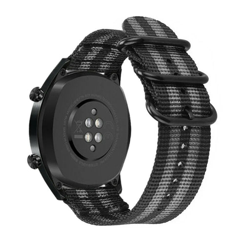 Bracelet nylon avec boucle Suunto Vertical 2 (noir/gris)