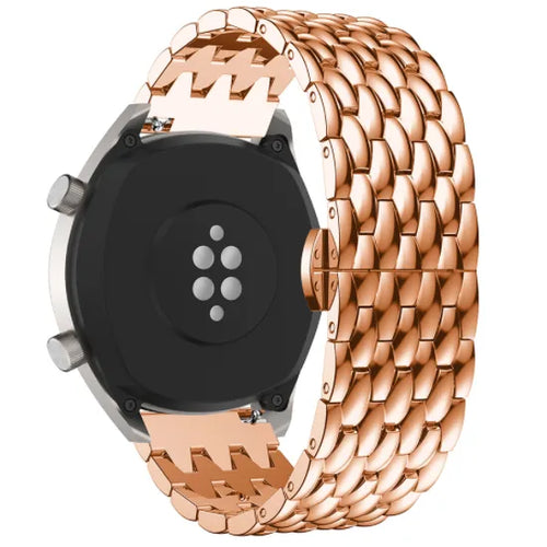 Bracelet acier Dragon Honor Magic Watch 2 (rose doré)