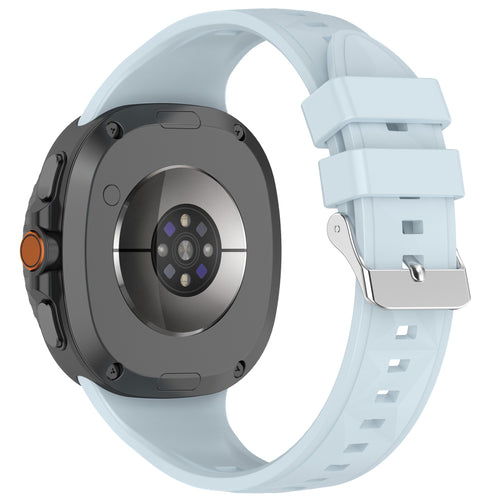 Bracelet silicone Diamant Samsung Galaxy Watch 8 Classic (bleu clair)