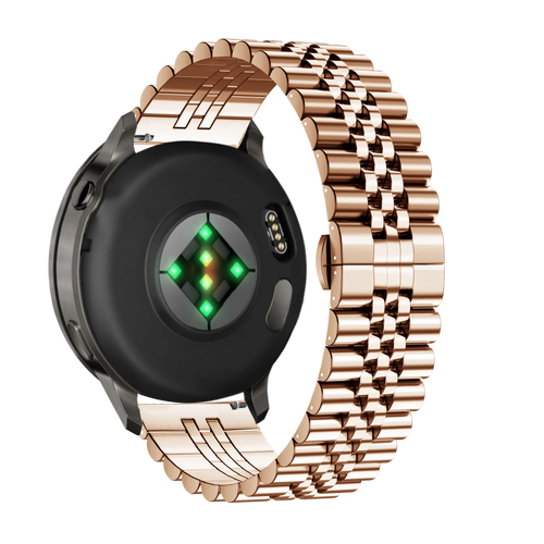 Bandz Bracelet acier 'Jubilee' Garmin Venu 4 - 41mm (rose or)