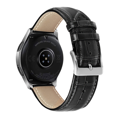 Withings ScanWatch 2 - 42mm Crocodile Leather Grain Strap (Black)