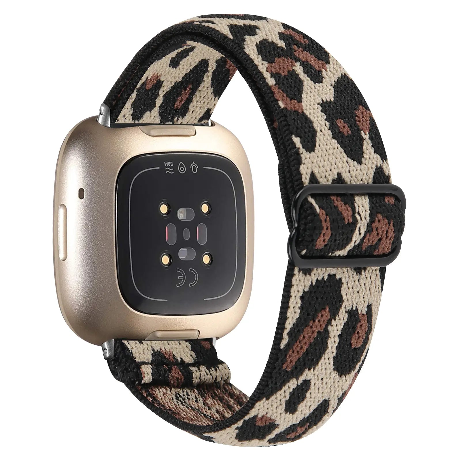 Bracelet élastique Fitbit Sense 2 (léopard)