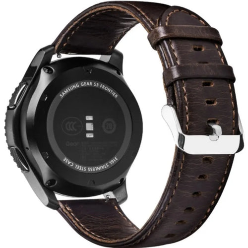 Bracelet cuir Coros Pace 3 (marron foncé)