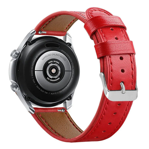 Bracelet cuir moderne Coros Pace 3 (rouge)