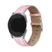 Bracelet cuir motif crocodile Samsung Galaxy Watch FE (rose)