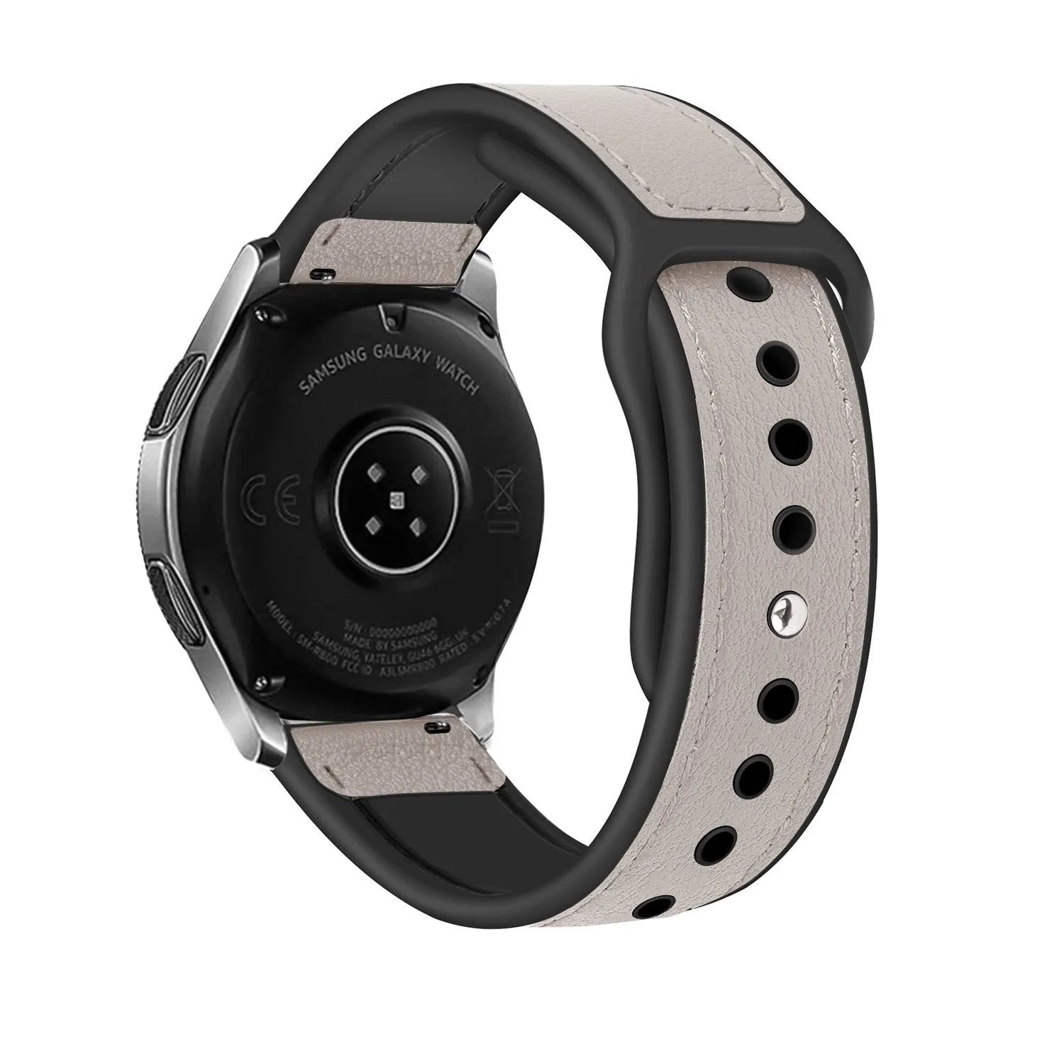 Suunto Race (S) Leather Hybrid Strap (White)