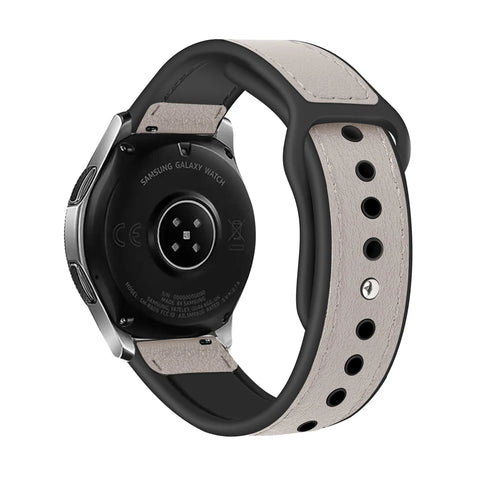 Coros Apex 2 Leather Hybrid Strap (White)