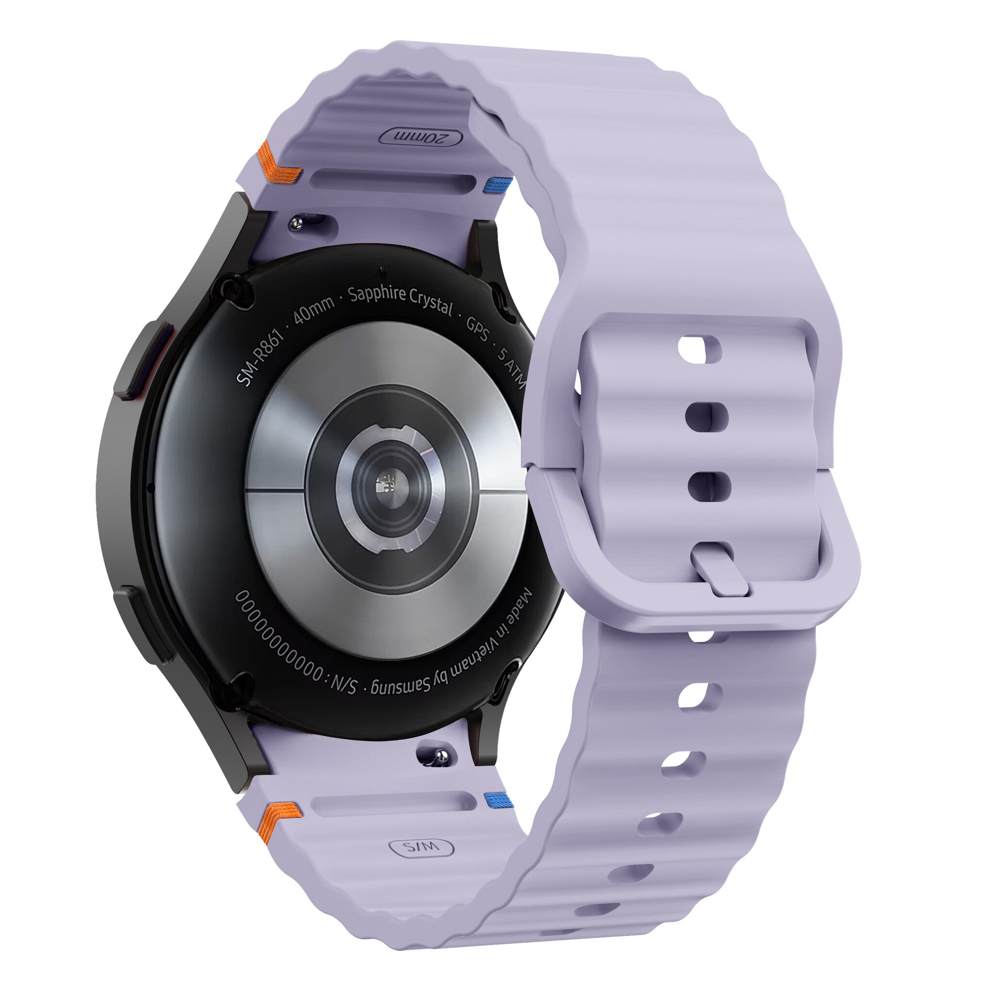 Bracelet Wave Samsung Galaxy Watch 4 - 40mm (violet clair)