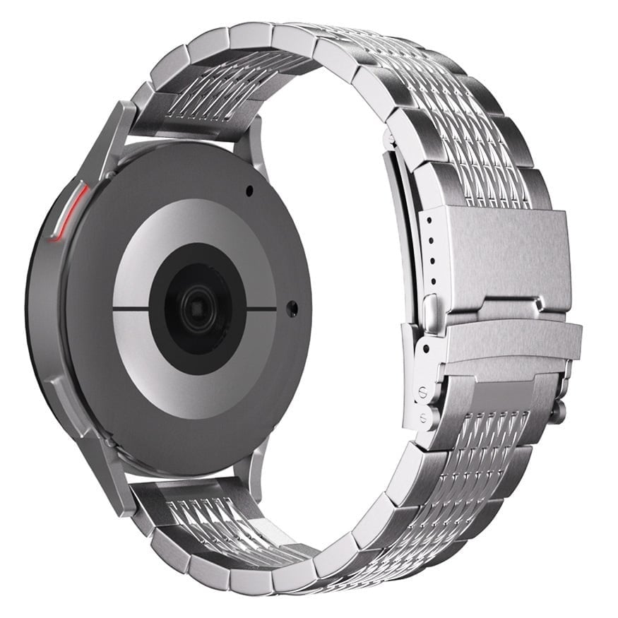 Bracelet luxe à maillons acier Huawei Watch GT 5 Pro 46mm (argent)