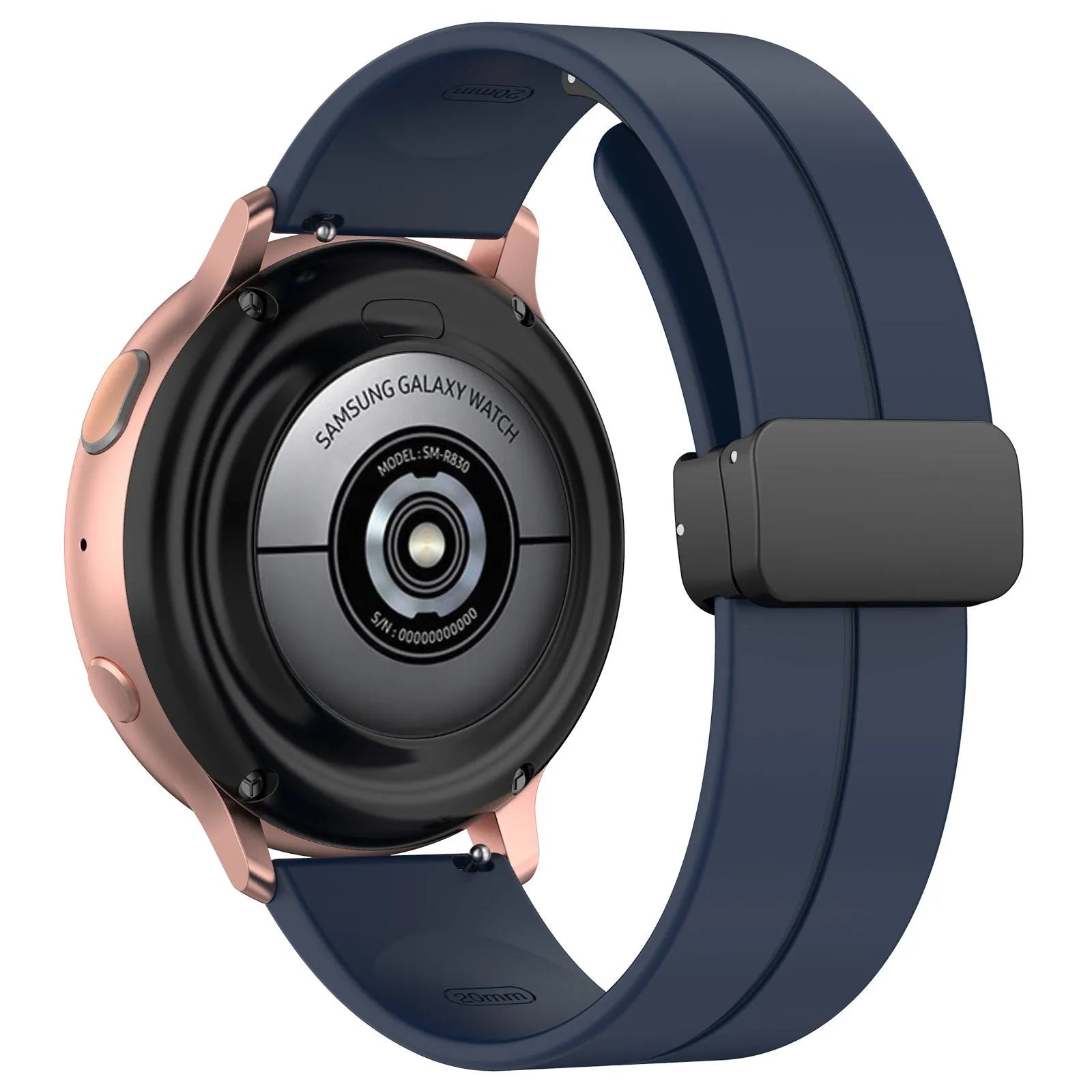 Amazfit GTS 4 D-Buckle Silicone Strap (Dark Blue)