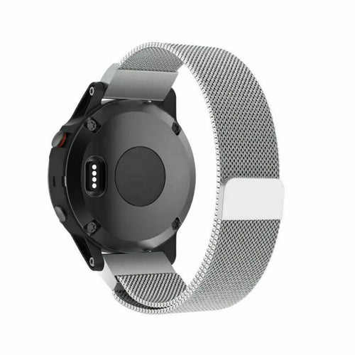 Bracelet milanais Garmin Forerunner 970 (argenté)