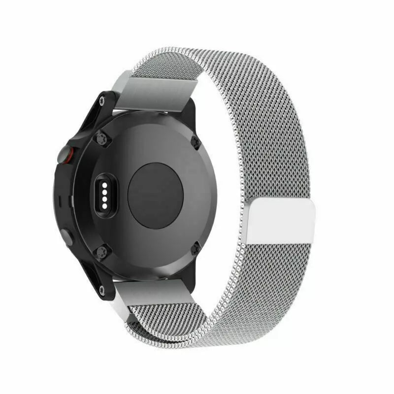 Bracelet milanais Garmin Forerunner 965 (argent)