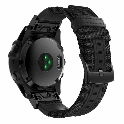 Bracelet nylon hybride Garmin MARQ (noir)