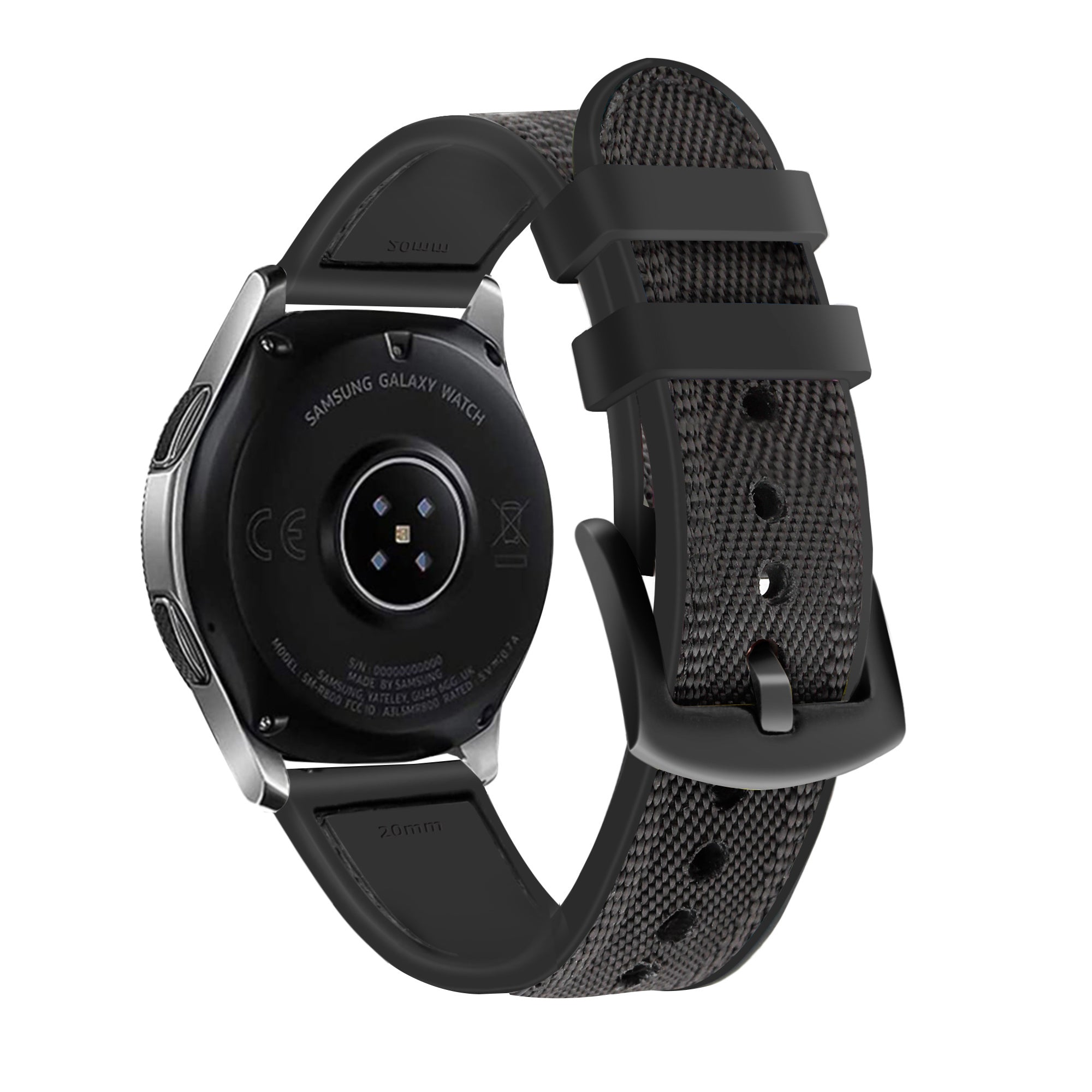 Bracelet nylon hybride Xiaomi Watch 2 Pro (noir)
