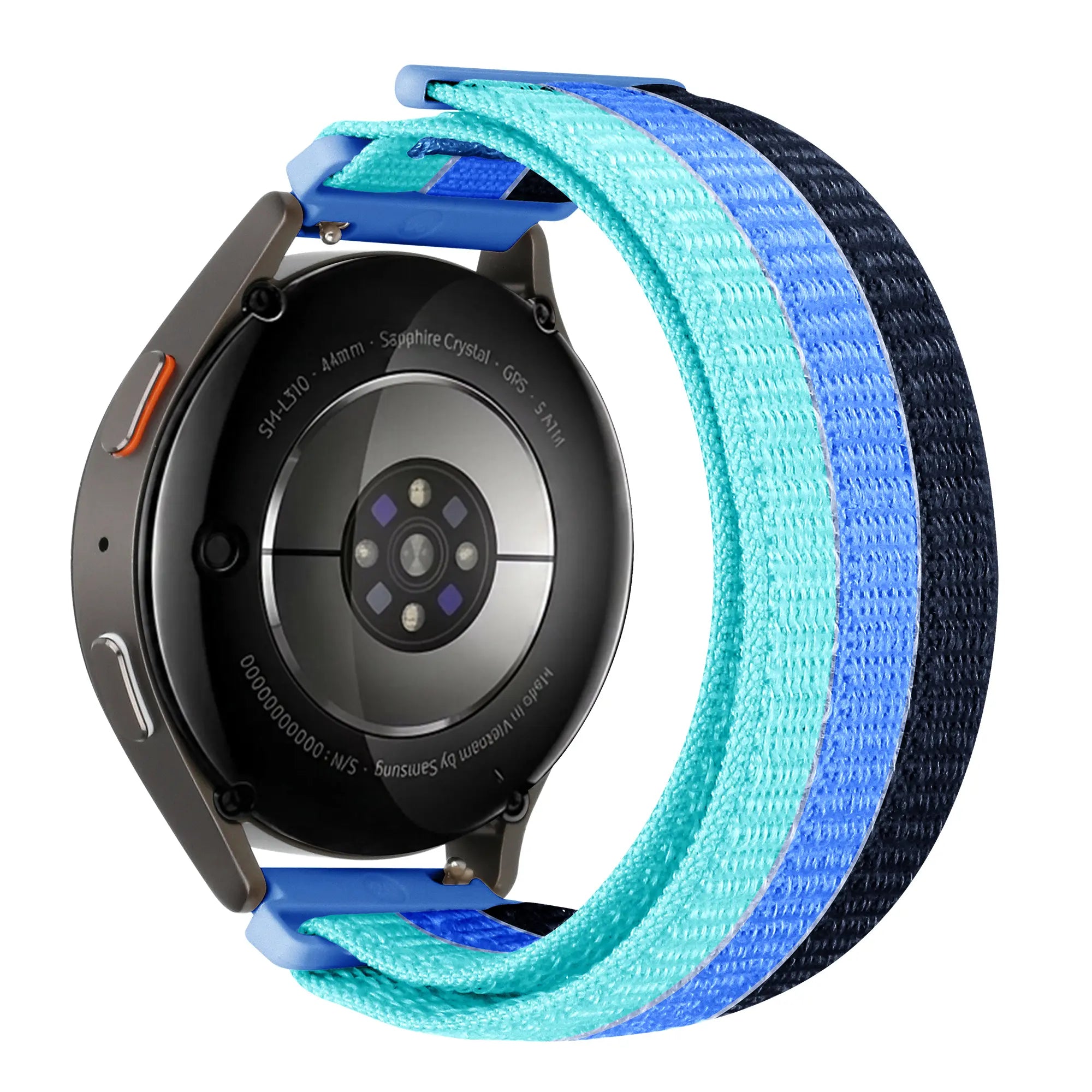 Garmin Approach S40 Triple Nylon Strap (Blue Mix)