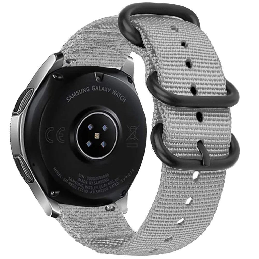 Bracelet nylon avec boucle Amazfit Bip U (Pro) (gris)