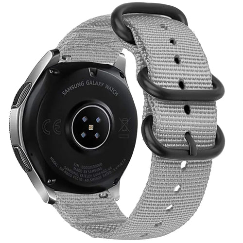 Bracelet nylon avec boucle Amazfit Bip 3 (Pro) (gris)