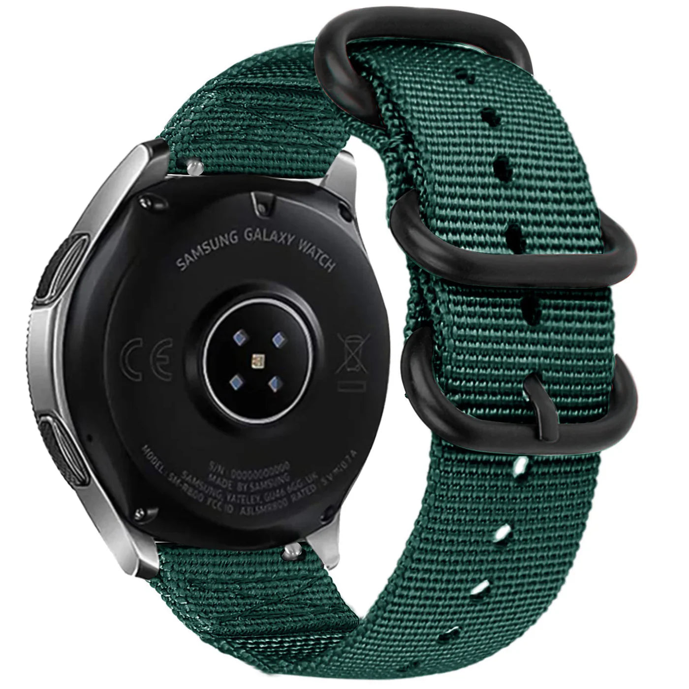Bracelet nylon avec boucle Amazfit Active (vert foncé)