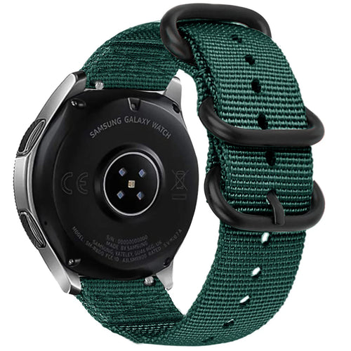 Coros Pace 2 Nylon Buckle Strap (Dark Green)