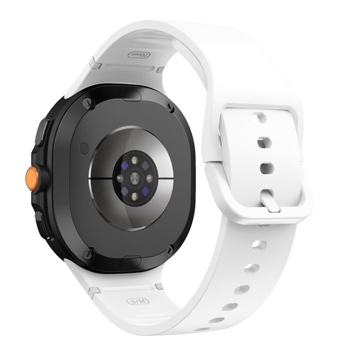 Bracelet silicone Samsung Galaxy Watch 8 - 40mm (blanc)