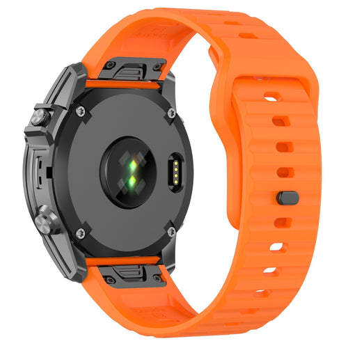 Garmin Descent MK3i - 51mm Outdoor Silicone Strap (Orange)