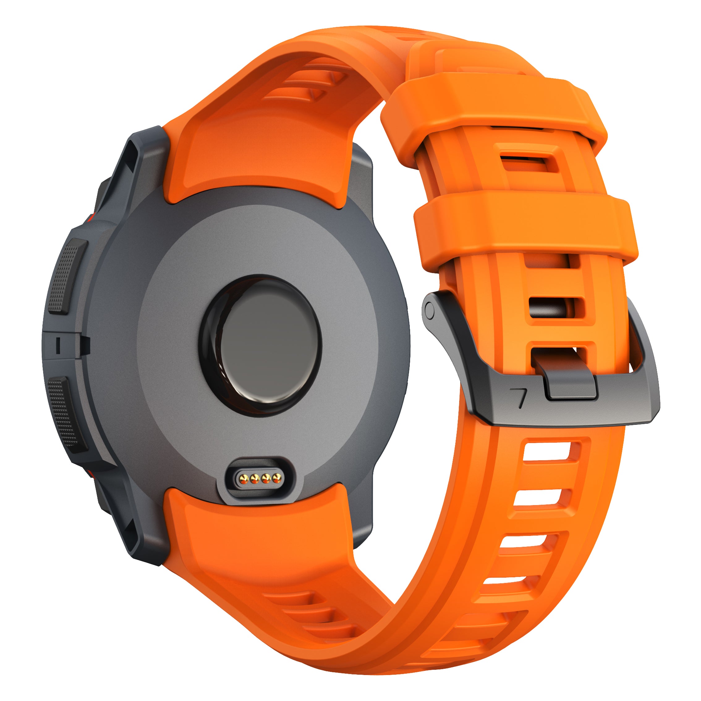 Bracelet silicone 'perfect fit' Garmin Instinct 3 - 45mm (orange)